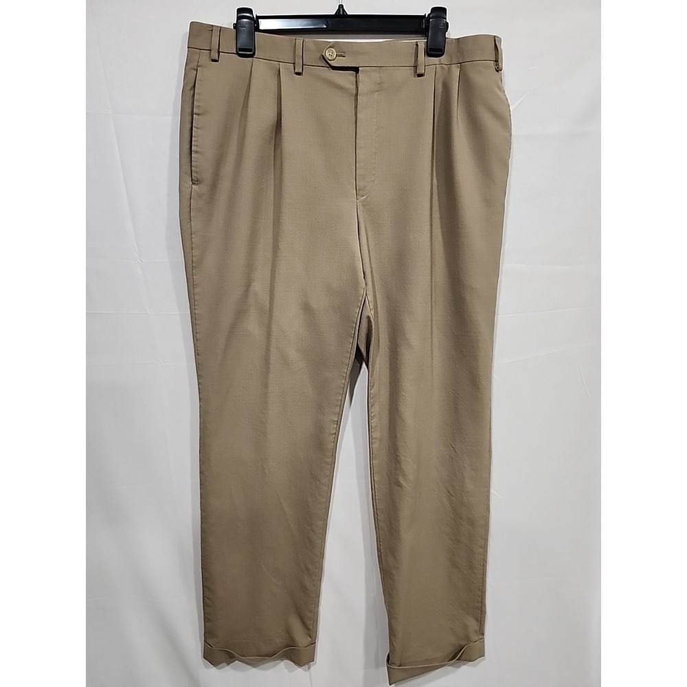 Lauren Ralph Lauren Wool Dress Pants Mens Sz 36x32, Beige 100% Wool